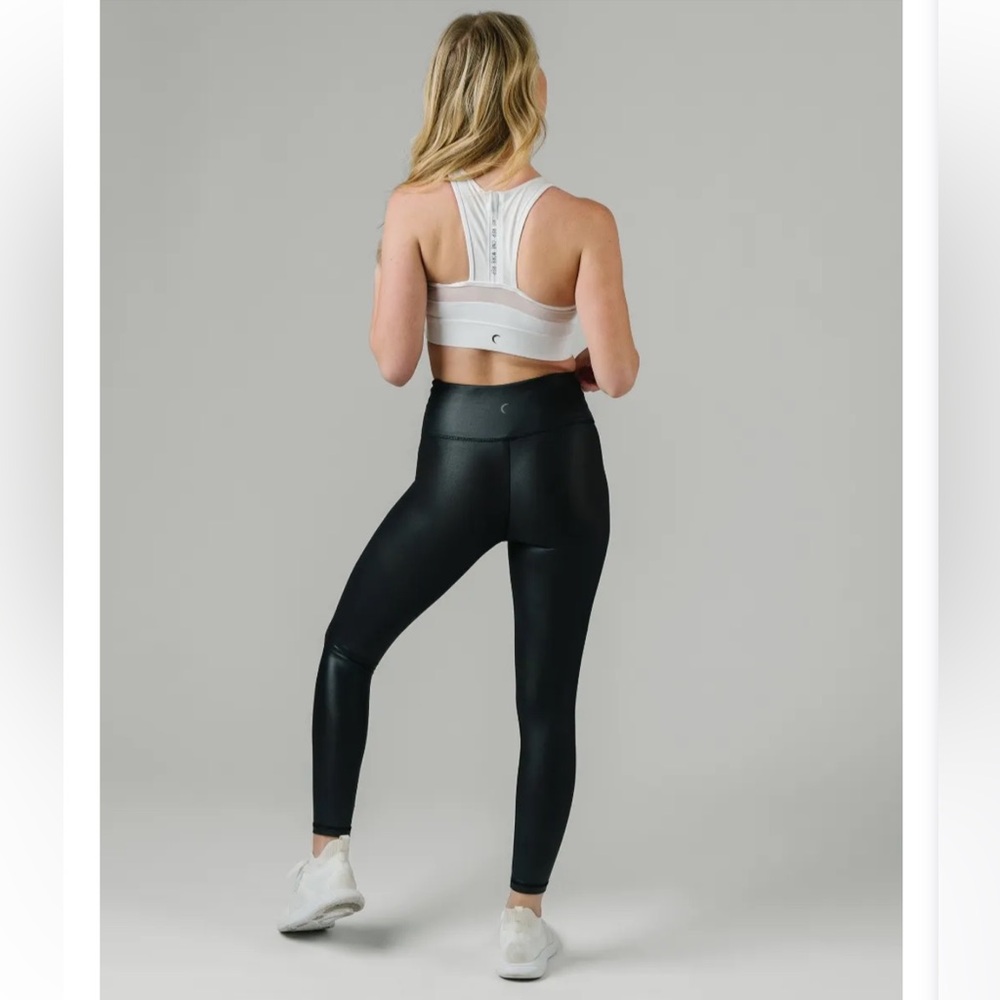 Zyia Black Metallic Plus Light n Tight Hi-rise 7/8 24" - Picture 3 of 10